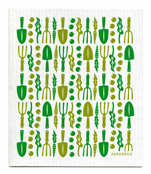 SWEDISH DISHCLOTH - GARDENING - GREEN