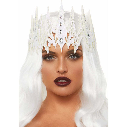 GLITTER DIE CUT JEWELED CROWN