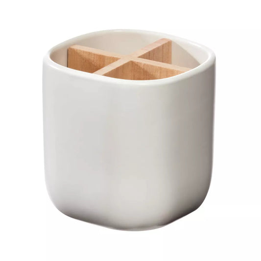 Eco Office Divided Ceramic Cup Coconut