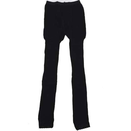 Black lacy leggings