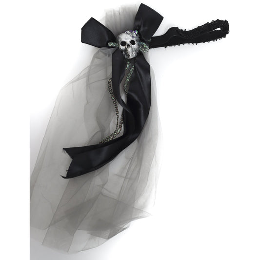SKULL & RIBBON HEADBAND