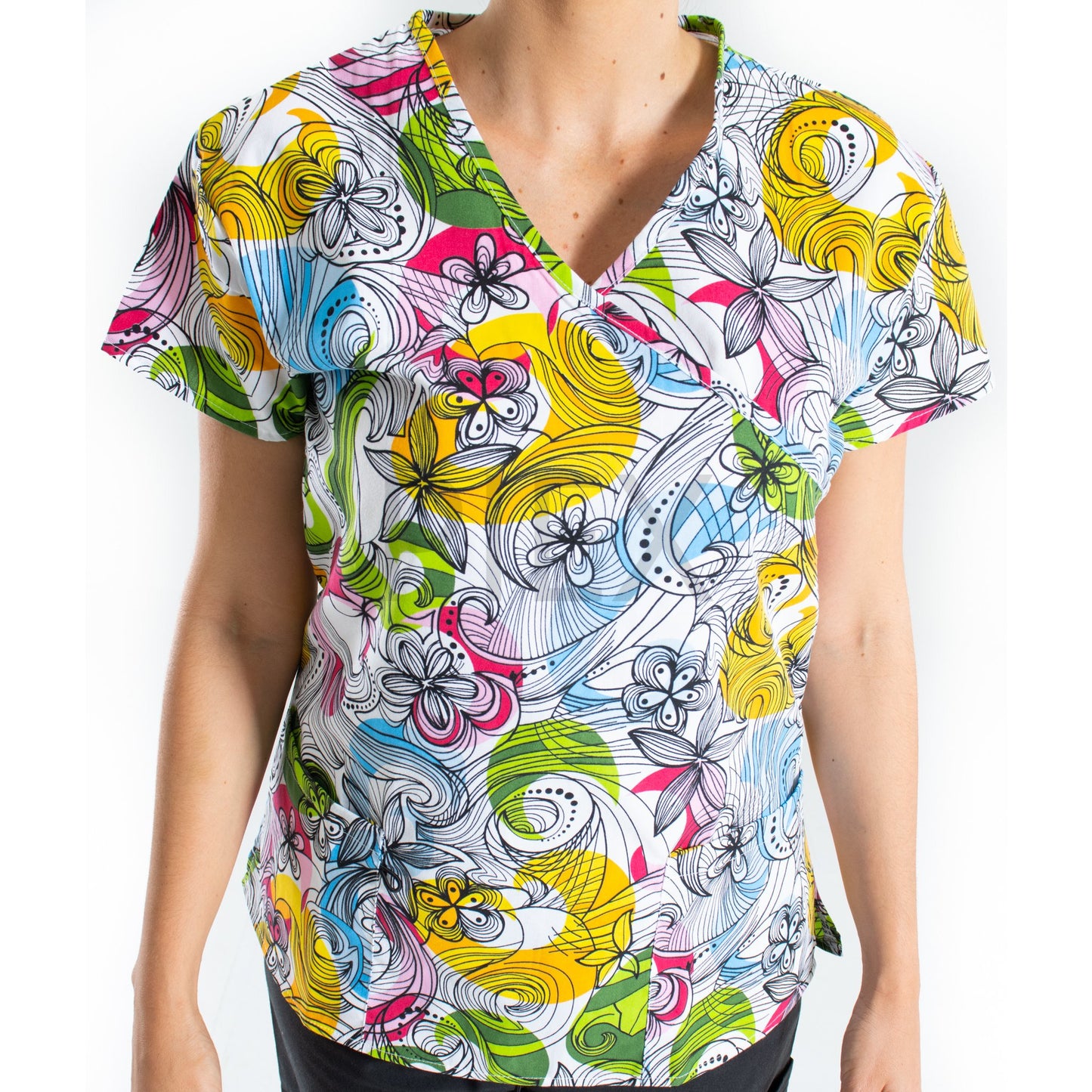 Camisa de Plantas Coloridas