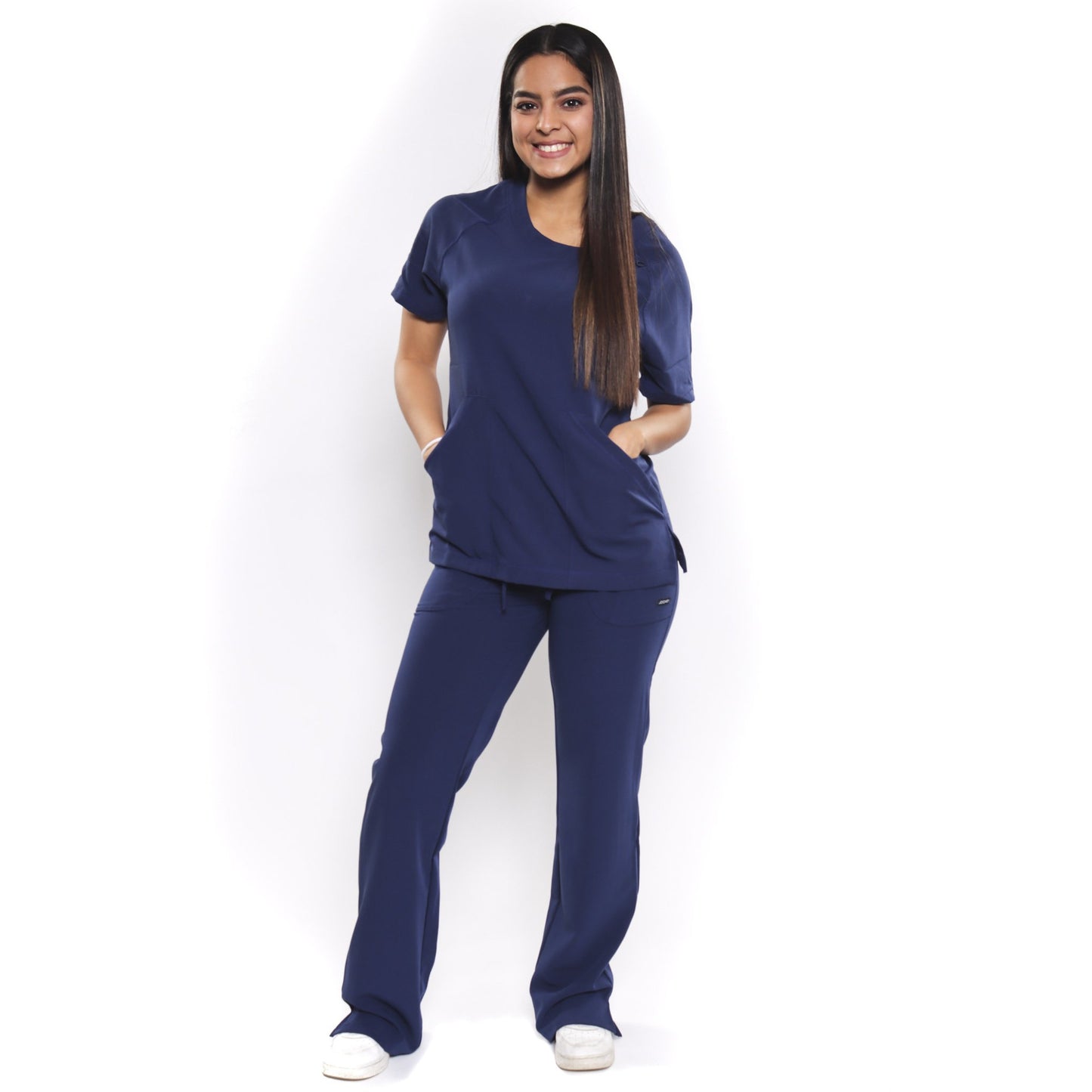 Uniforme Jockey Cuello Circular Azul Marino