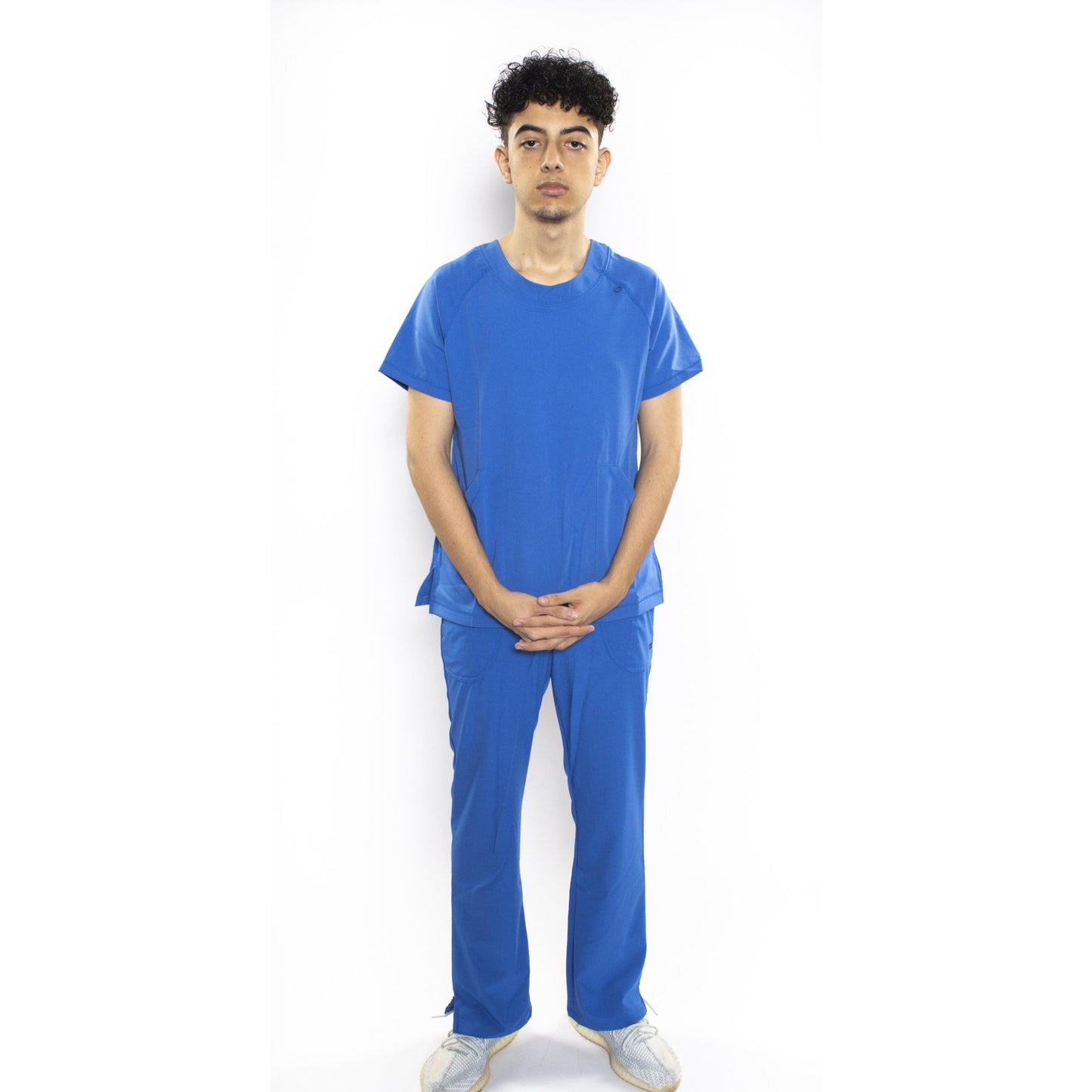 Uniforme Jockey Cuello Circular Azul
