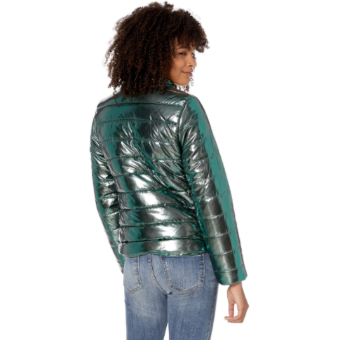 Junior's Hand Stuffed Puffer Jacket Opal Green