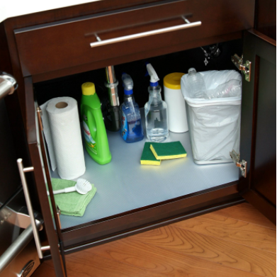 Clear  Under the Sink Shelf Mat  48" x 24"
