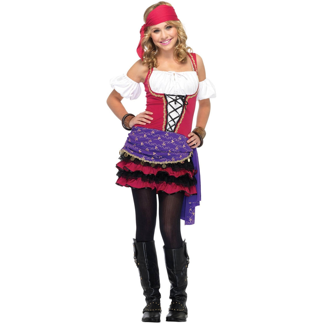CRYSTAL BALL GYPSY TEEN COSTUME