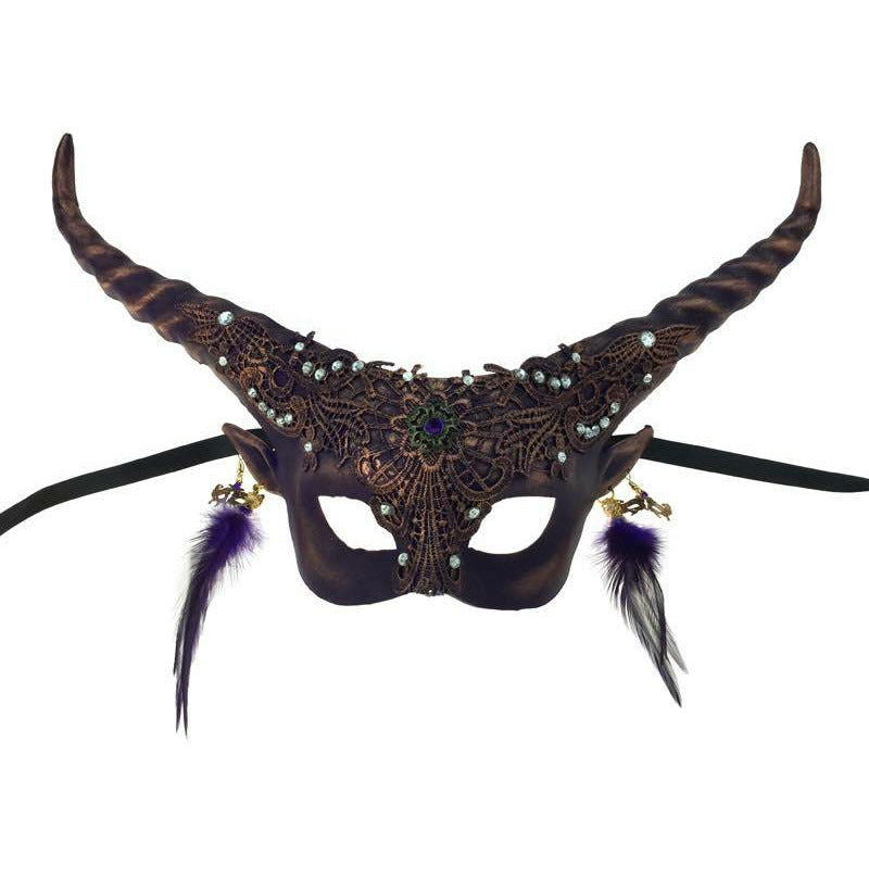 Horned Venetian Mask in 3 colors