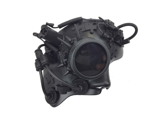 Steampunk Phantom Mask BLACK,