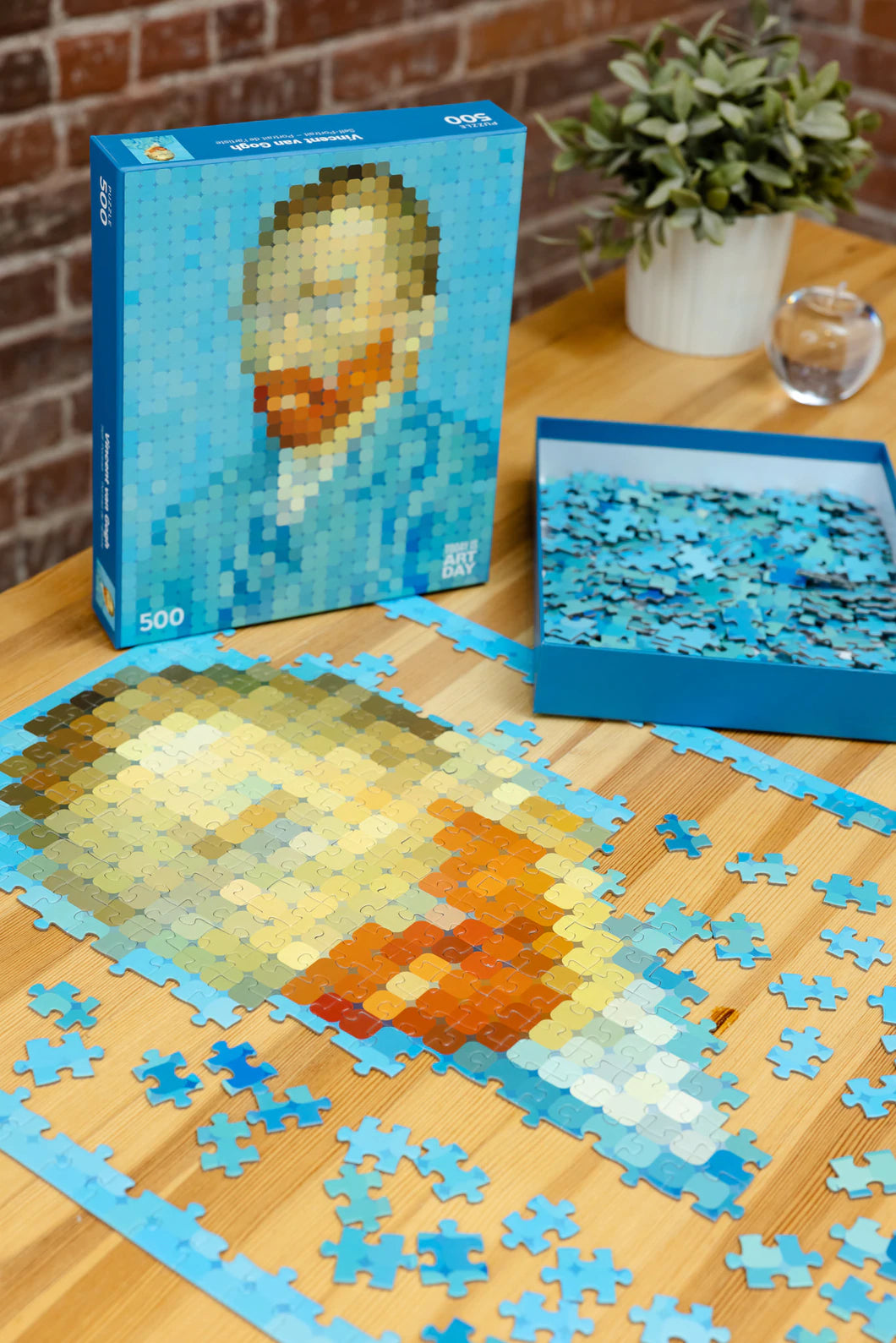 Van Gogh - Pixel Art - Puzzle 500 Pieces