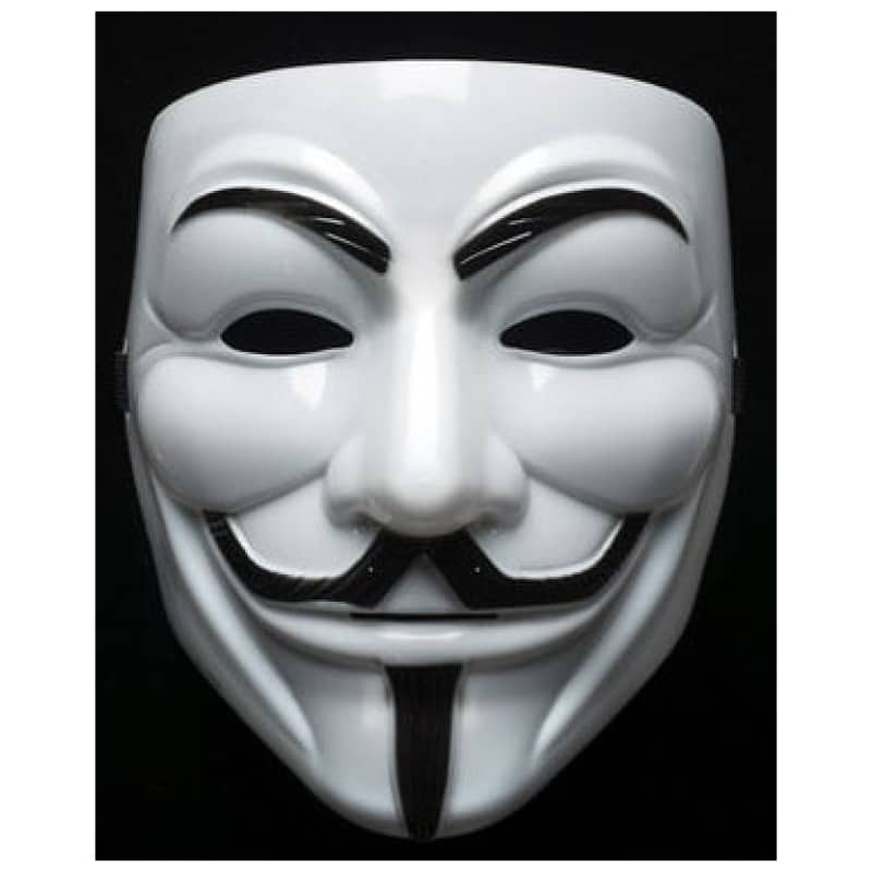 Vendetta White Face Mask