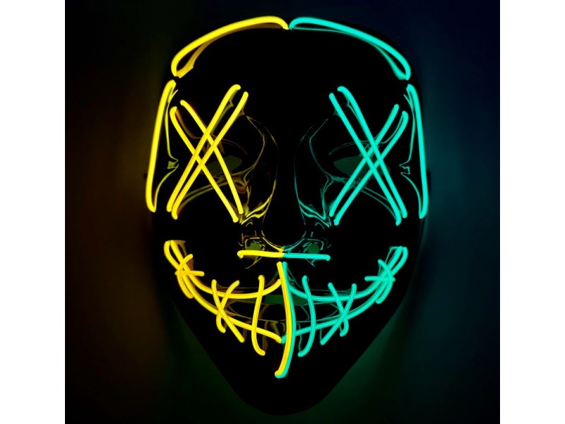 Neon light mask in 4 Colors
