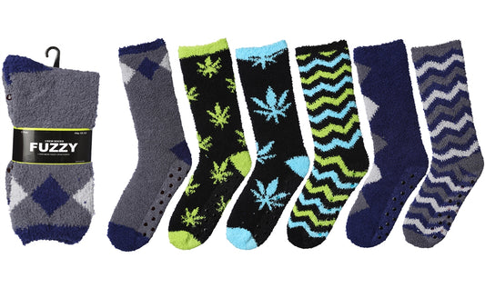 Men Fuzzy Skid-Proof Socks