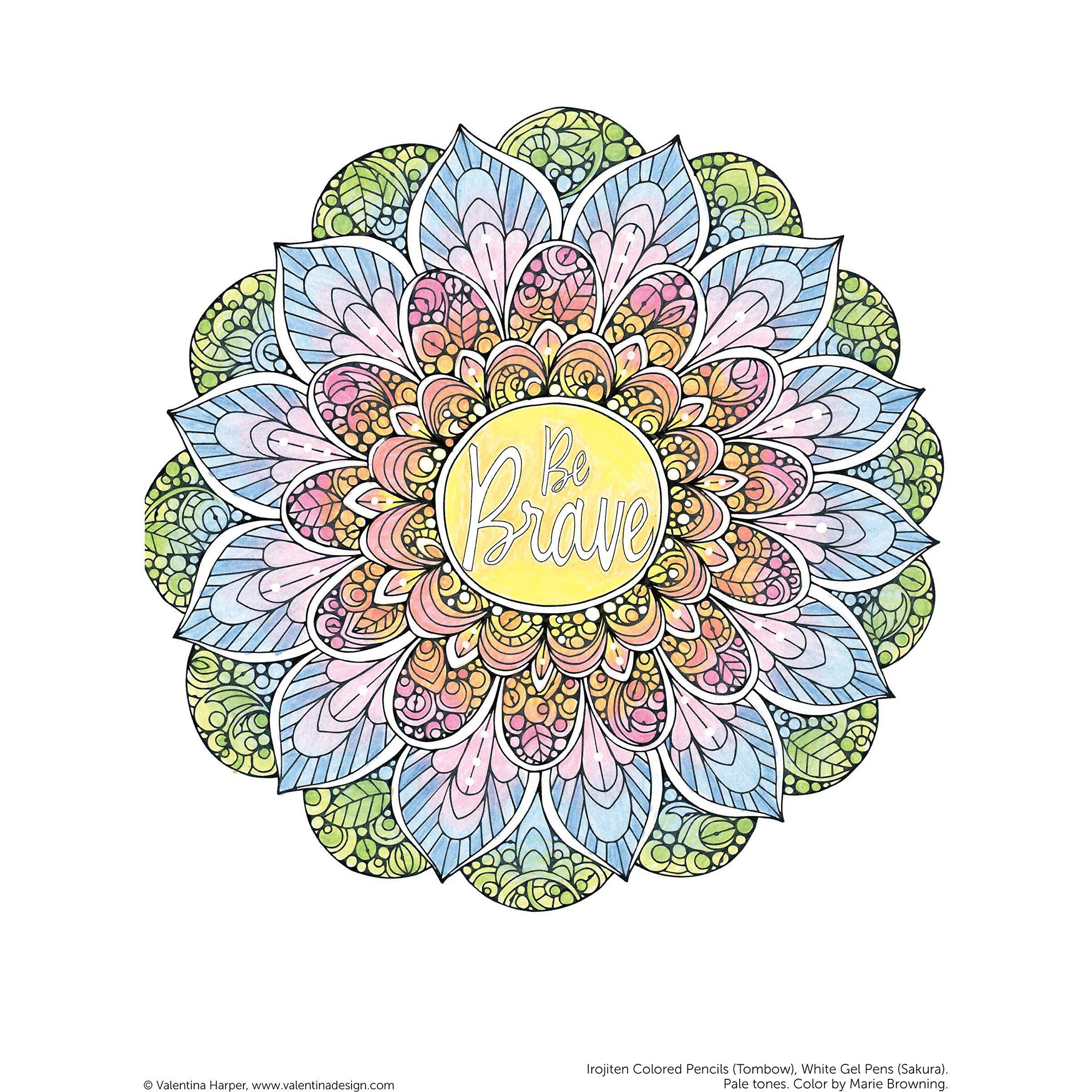 COLORING BOOKS MANDALAS EXPRESSIONS