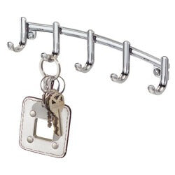 CHROME  WALL MOUNT KEY RACK