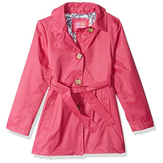 Chaqueta de lluvia roja