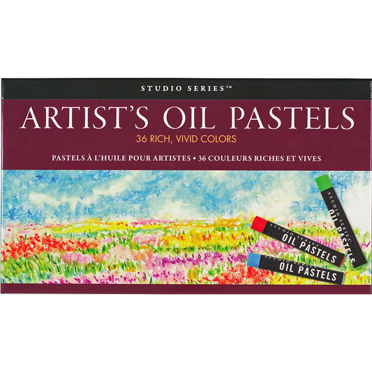 36 COLORES VIVOS E INTENSOS PASTEL AL ÓLEO