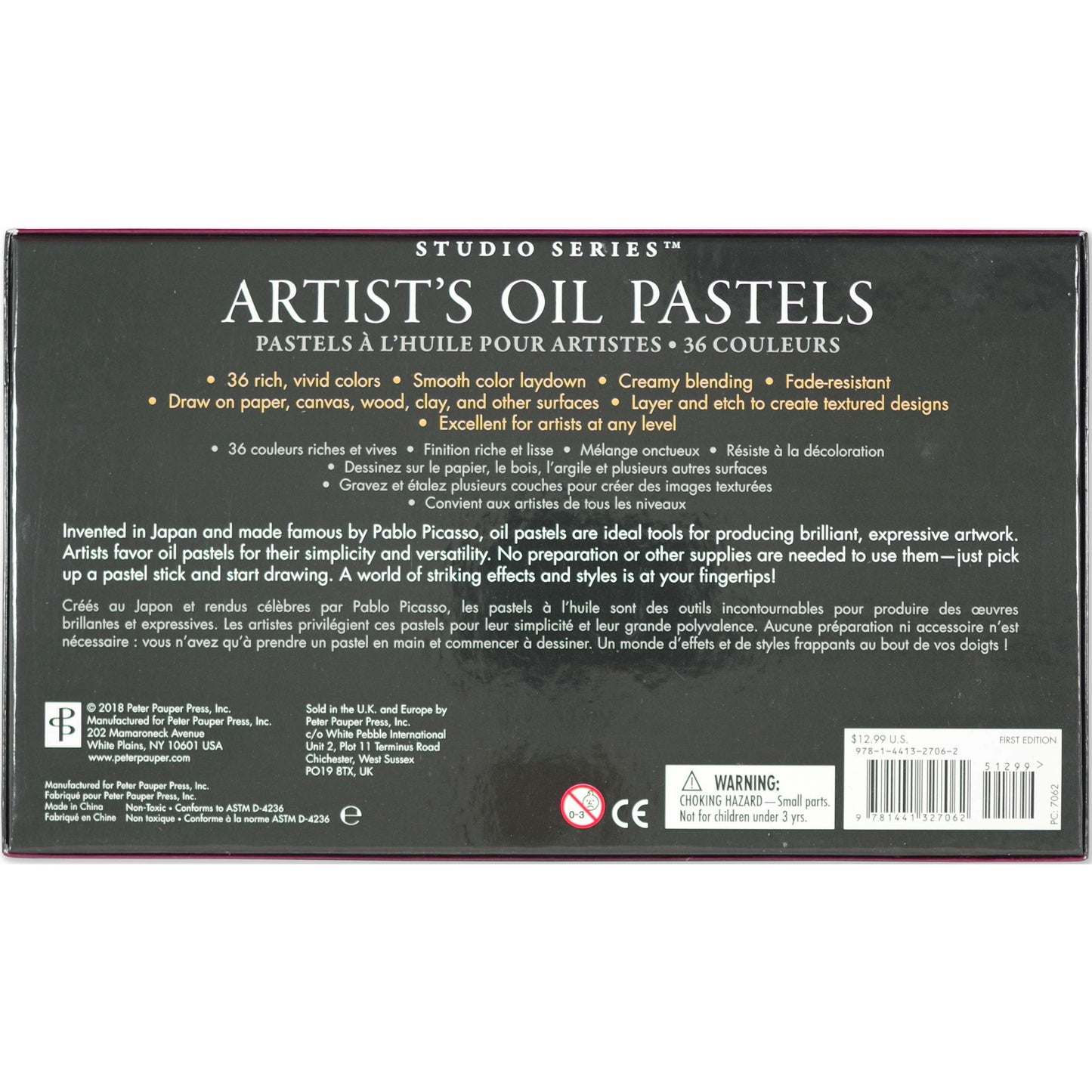 36 RICH VIVID COLORS OIL PASTELS