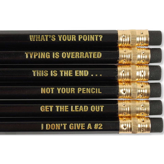 6 PREMIUM No 2 PENCILS