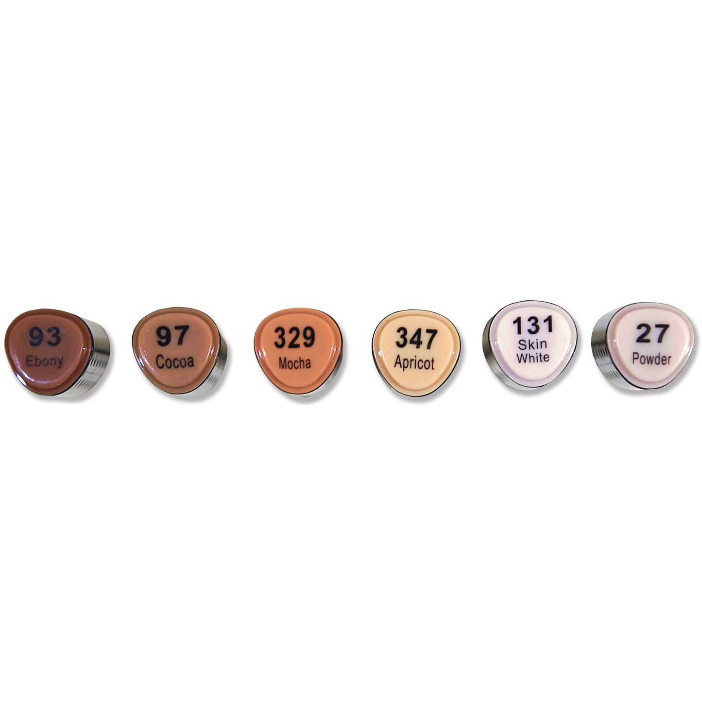 6 DUA TIP SKIN TONE MARKERS