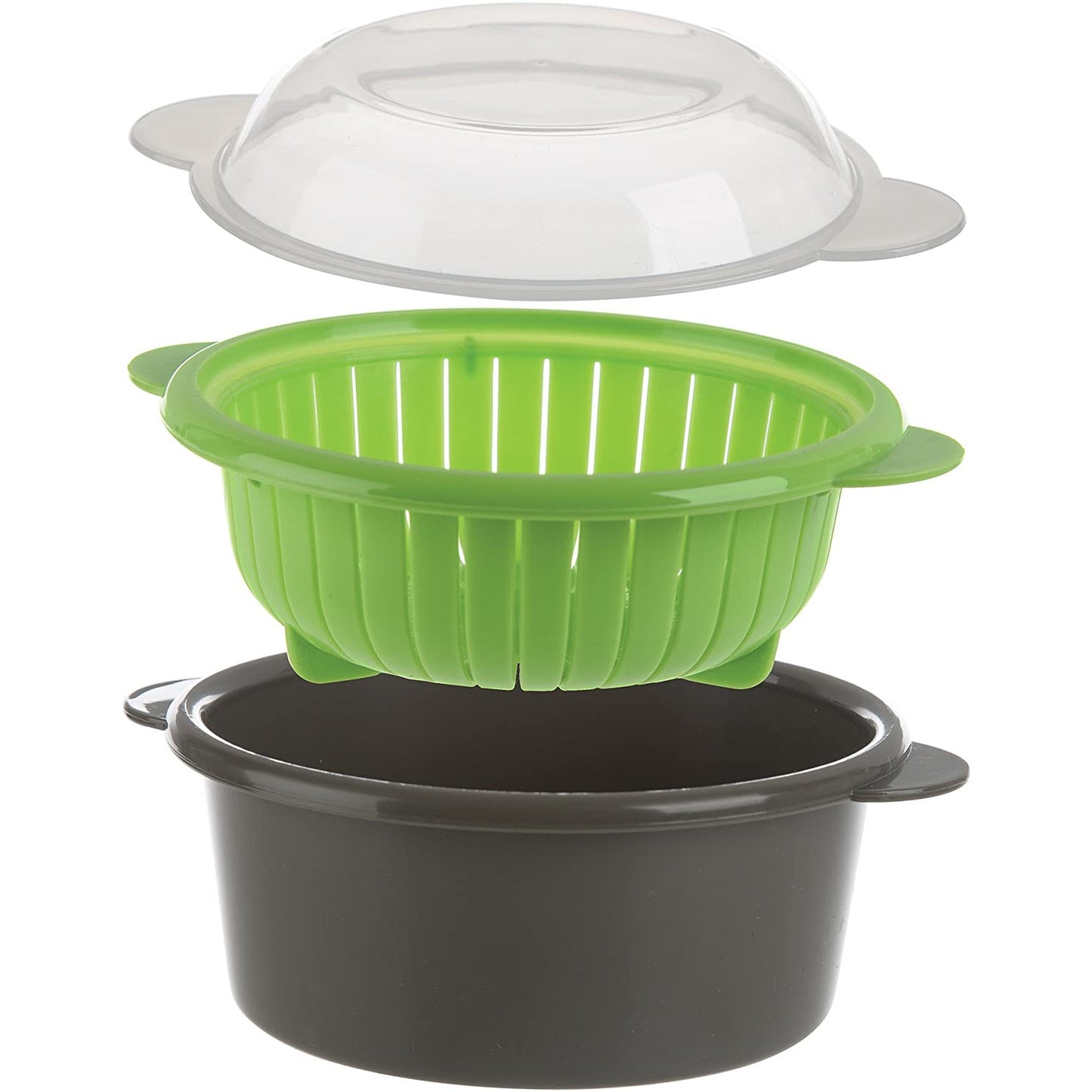 Microwave Mini Steamer, Gray