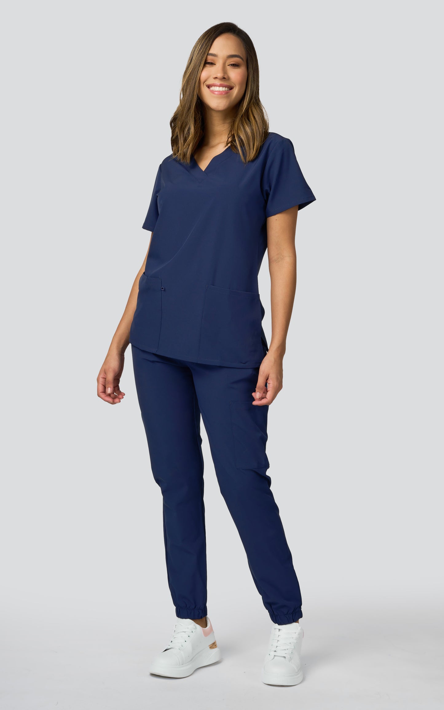 UNIFORME STRECH AZUL INDIGO MODELO JOGGER (SLIM FIT)