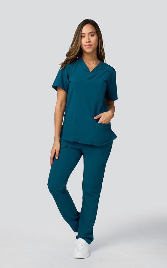 Uniflex D Plaid 4-way Stretch Sets Caribbean