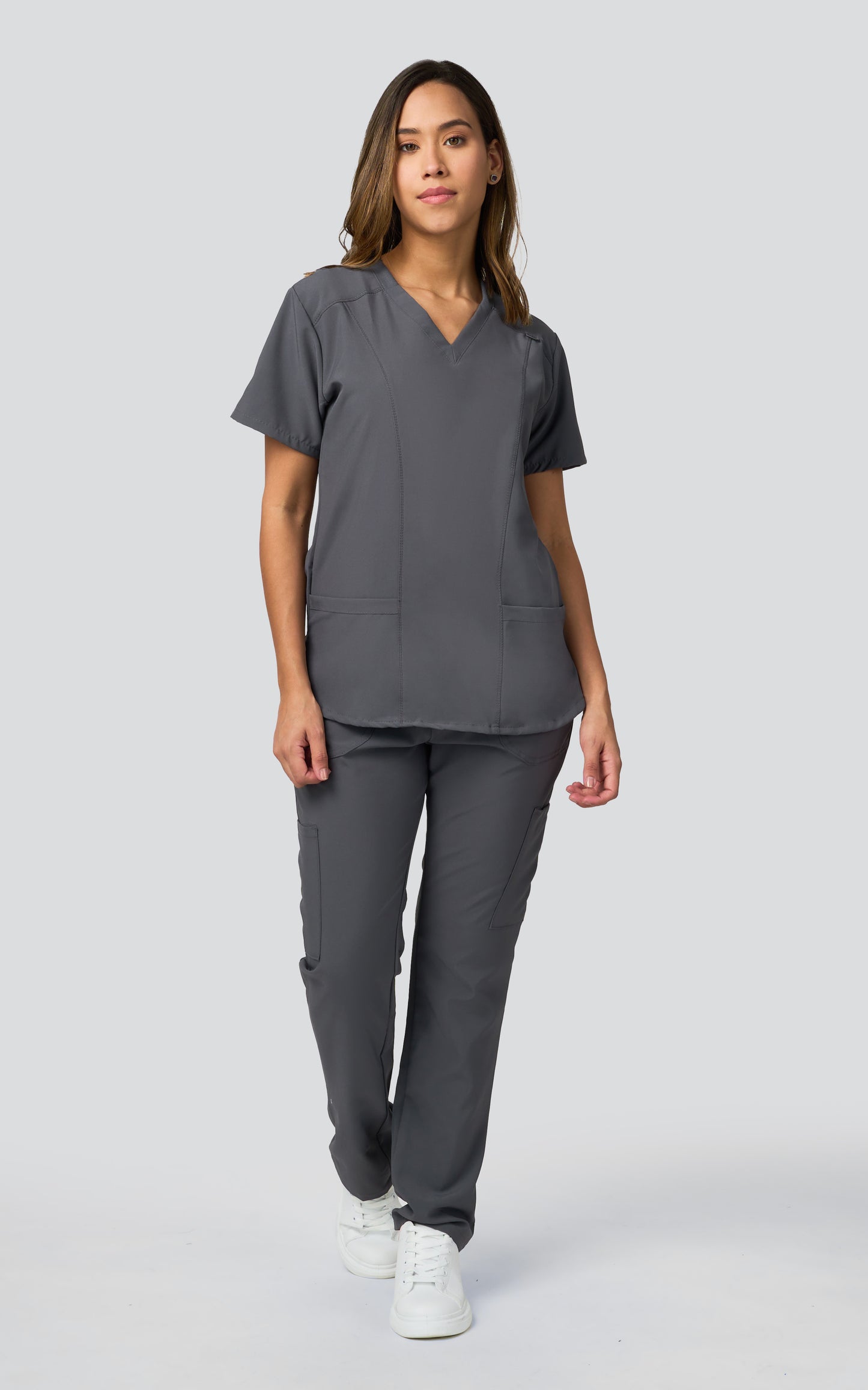 Uniflex D Plaid 4-way Stretch Sets Pewter