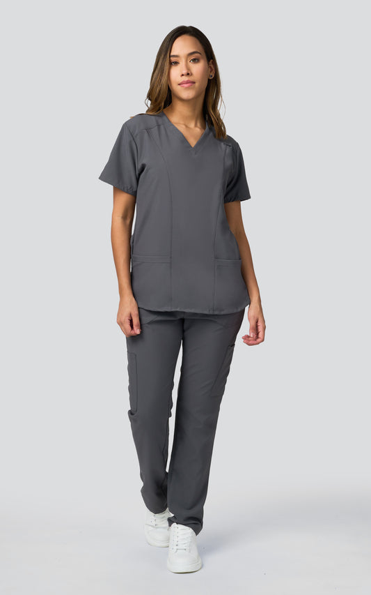 Uniflex D Plaid 4-way Stretch Sets Pewter