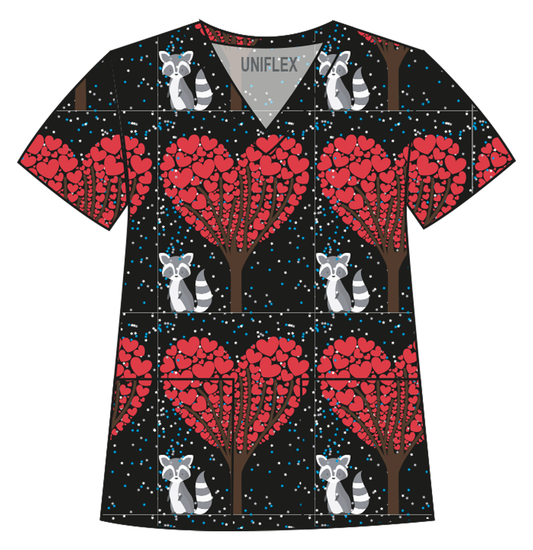 HEART TREE PRINTED SHIRTS