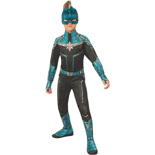 CAPTAIN MARVEL BLUE GIRL COSTUME