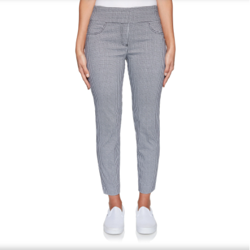 PANTALON DE CUADROS BLANCOS  Y NEGROS RUBY RD
