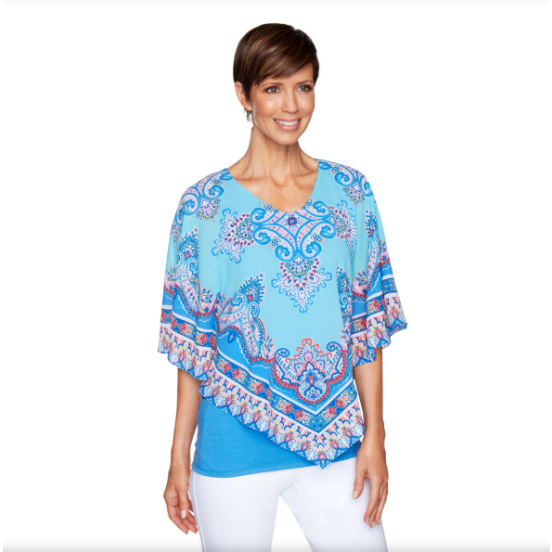 BLUSA MANGA LARGA TURMULTICOLOR RUBY RD