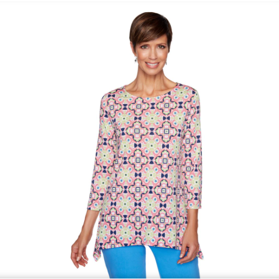 BLUSAS ROSADA Y AZUL CON DISEÑO X RUBY RD