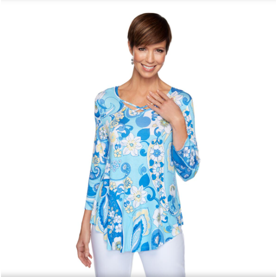 BLUSA CUELLO V MANGA LARGA MUST HAVES I RUBY RD