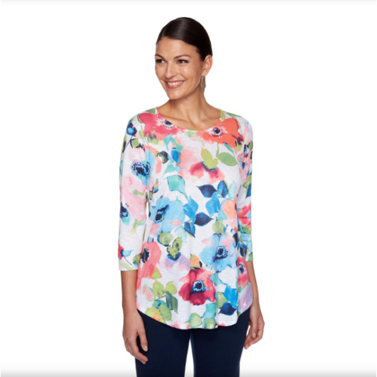 BLUSA GERAN MULTICOLOR MANGA LARGA RUBY RD