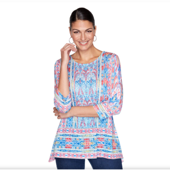 BLUSAS MULTICOLOR CAPRI SUBLIMATION 20 RUBY RD