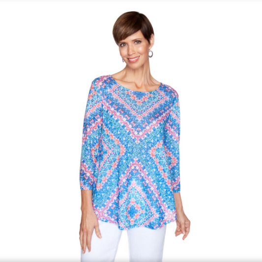 BLUSA SUBLIME SUBLIMATION 20 CAPRI MULTICOLOR X RUBY RD