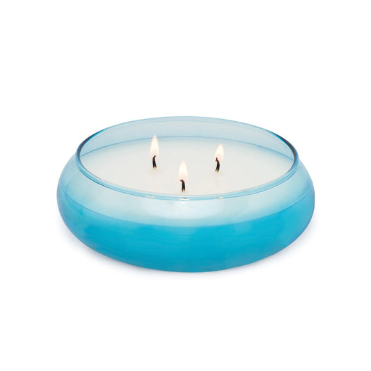 REALM 13.5 OZ BLUE LARGE GLASS BOWL - HAZE
