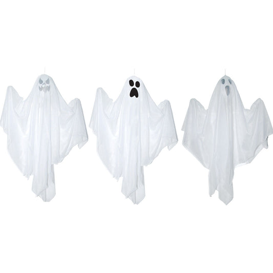 18" HANGING GHOST SPOOKY