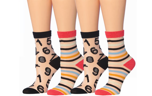 Women's See Thru Anklet's Socks