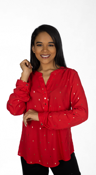 Blouse Tango red/gold