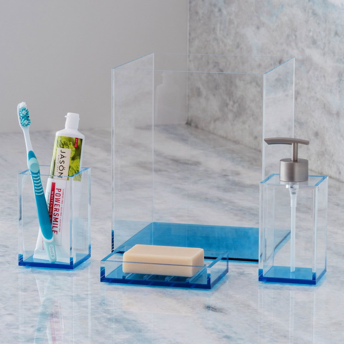 OCEAN SOAP DISH CLEAR