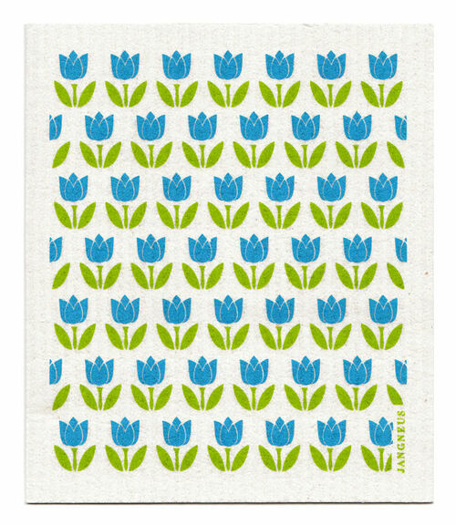 SWEDISH DISHCLOTH - TULIP SMALL - TURQUOISE