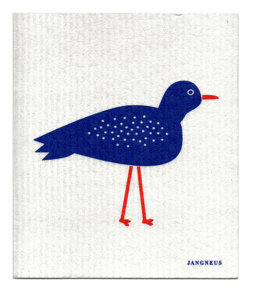 SWEDISH DISHCLOTH - BIRD - BLUE
