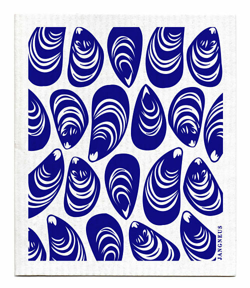 SWEDISH DISHCLOTH - MUSSELS - BLUE
