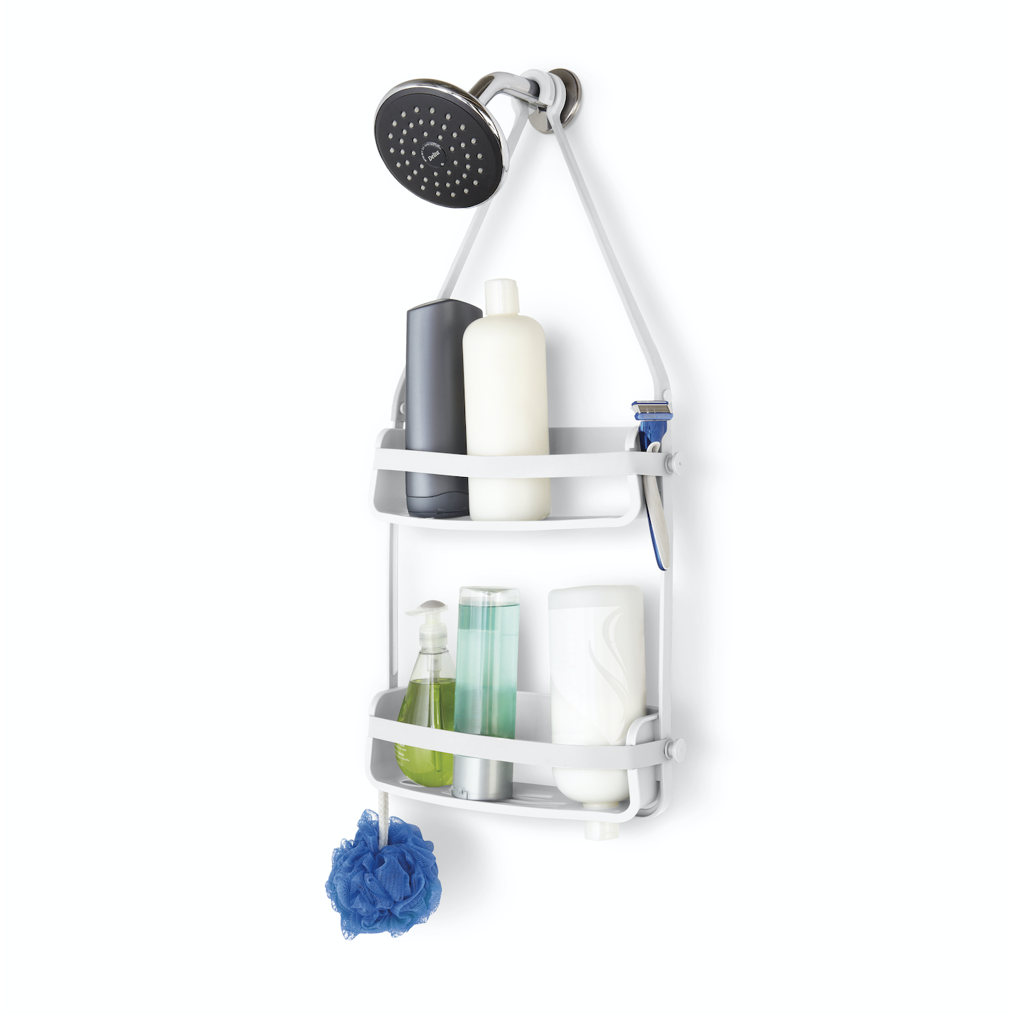 Flex Shower Caddy White