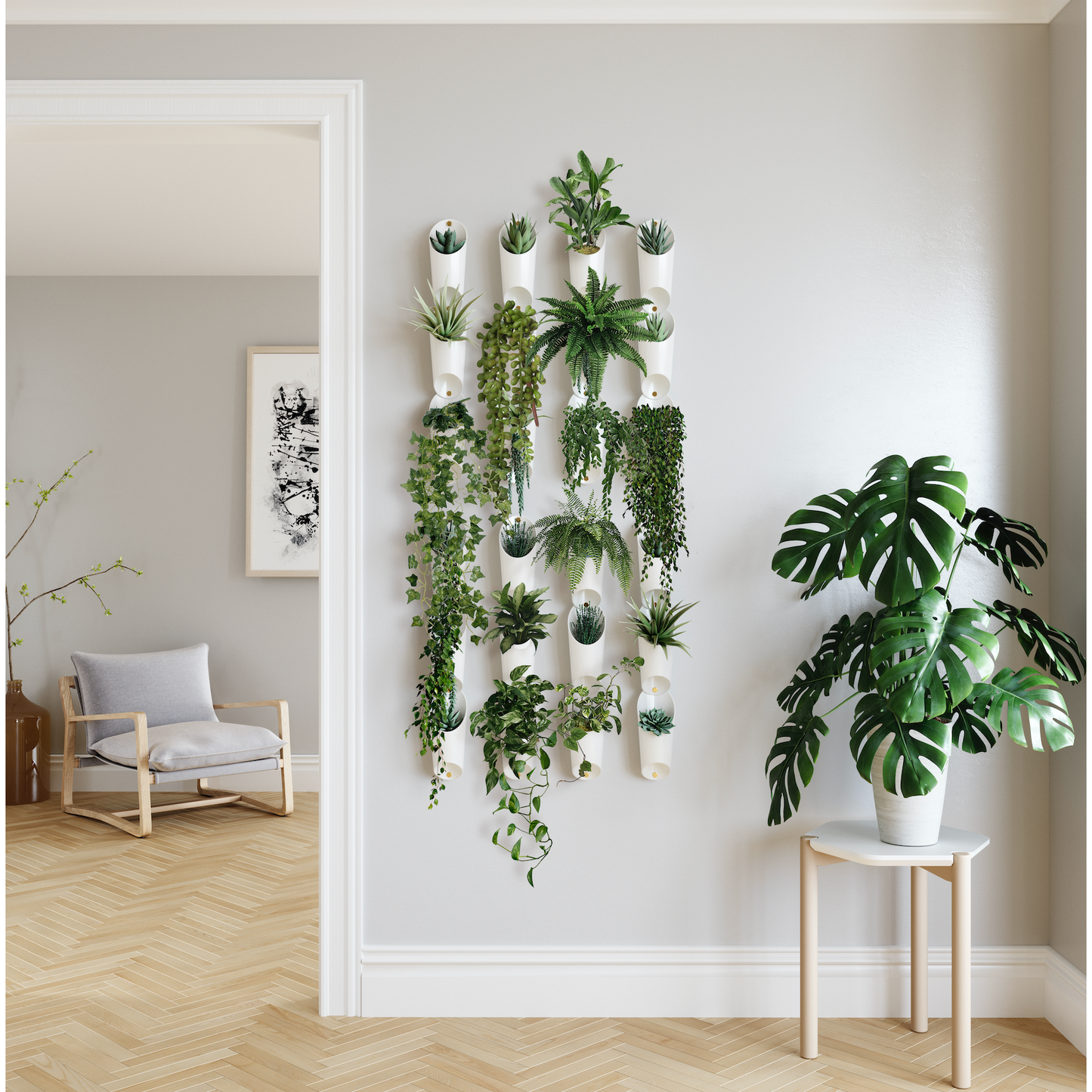 Floralink Wall Vessels and Planter