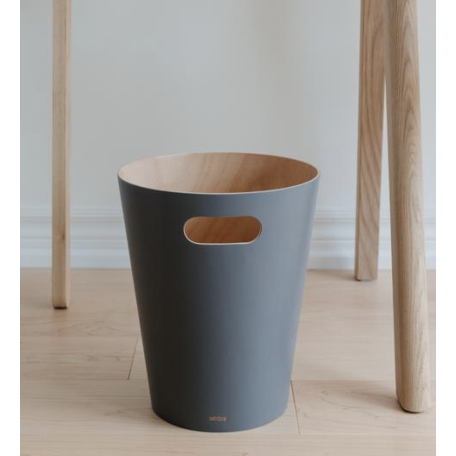 WOODROW Can Natural/Charcoal