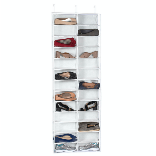 26-pocket Over the Door Shoe Organizer